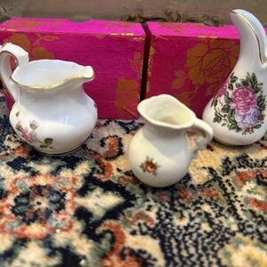 Floral Miniature Pitcher Set